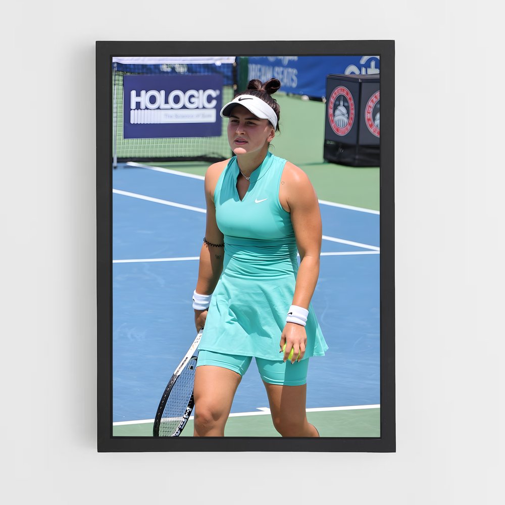 Poster Bianca andreescu printemps – affiche Tennis (vue 2)